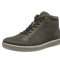 ecco 爱步 Ennio 男士高帮休闲鞋 Warm Grey US6