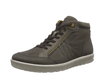 ecco 爱步 Ennio 男士高帮休闲鞋 Warm Grey US6