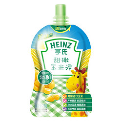 Heinz 亨氏 甜嫩玉米泥72g 宝宝辅食