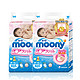 moony 尤妮佳 婴儿纸尿裤 M64片 2包