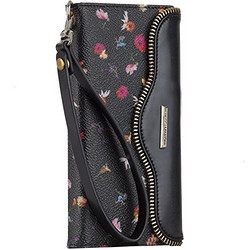 Rebecca Minkoff 苹果iPhone 6/6s小碎花朵翻盖手提包保护套 黑色