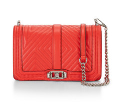 REBECCA MINKOFF GEO QUILTED LOVE  单肩链条包