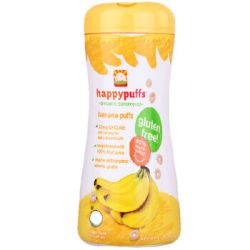 HappyBABY 禧贝 婴幼儿有机泡芙 美版 香蕉南瓜味 60g