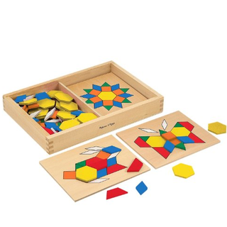 Melissa & Doug 木质彩色七巧板组合 10029