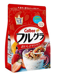 Calbee 卡乐比 水果果仁谷物麦片 800g*6袋