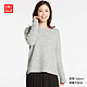 UNIQLO 优衣库 173632 女士宽松圆领针织衫