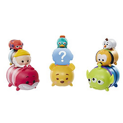 Disney 迪士尼 Tsum Tsum 叠叠乐公仔手办 9件套 史迪克款+小熊维尼款+三眼怪款