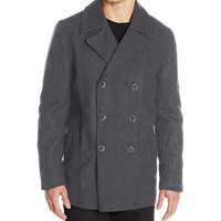 VINCE CAMUTO Classic Peacoat 男士羊毛大衣