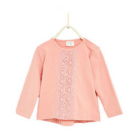 ZARA 童装 凸纹蕾丝上衣