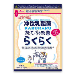 【京东超市】恒星（RAKURAKU）冲饮乳酸菌酸奶风味 180g 日本进口