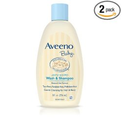 Aveeno Baby Wash & Shampoo 婴儿洗发沐浴二合一 236ml*2瓶
