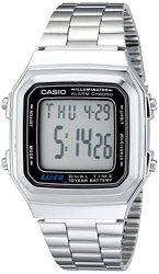 CASIO 卡西欧 REGULAR系列 A-178WA-1A 经典电子钢带男表 