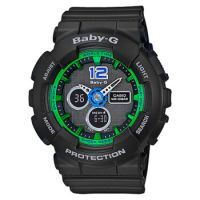 CASIO 卡西欧 BABY-G系列 BA-120-1B 双显女士手表