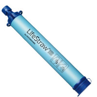 LifeStraw 生命吸管 个人净水器，适用于远足、露营、旅行和应急准备，1 件装，蓝色