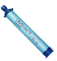 LifeStraw 生命吸管 个人净水器，适用于远足、露营、旅行和应急准备，1 件装，蓝色