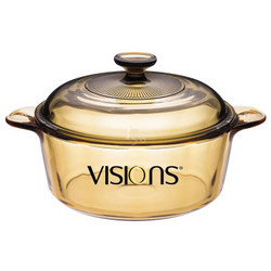 VISIONS 康宁 晶彩透明汤锅 耐热玻璃锅 VS-22/CN 2.25L