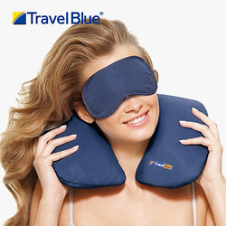 Travel Blue 便携颈枕+眼罩