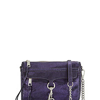 新低价：REBECCA MINKOFF Quilted mini MAC 女款真皮斜挎包