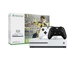 Microsoft 微软 Xbox One S 500GB 游戏主机《FIFA17》同捆 双手柄套装