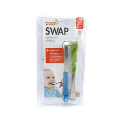 boon Swap Baby Utensils 二合一双头软硬喂养勺