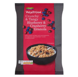 Waitrose 蔓越莓蓝莓营养早餐水果麦片 1000g*2袋 