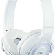 JVC 杰伟世 HA-S220-W 白色 低音导管重低音 时尚监听 折叠随身音乐头戴贴耳耳机