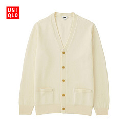 UNIQLO 优衣库 羊仔毛V领针织开衫(长袖) 173219