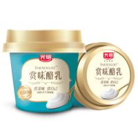 必囤年货、限地区:Bright 光明 赏味酪乳 风味发酵乳 原味无添加 135g*3杯*12件