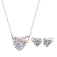 Swarovski 施华洛世奇 5228755-1 心形 项链+耳钉 套装