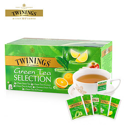 TWININGS 川宁 精选绿茶 5种口味 50g