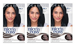 CLAIROL 伊卡璐 Nice 'n Easy 染发剂2BB自然蓝黑色 3盒