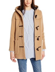 Gloverall Mantel Mid Duffle 女士羊毛混纺大衣