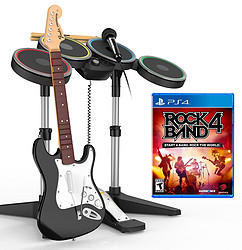 《Rock Band 4（摇滚乐队4）》Mad Catz乐队套装（吉他+架子鼓+麦克风） 