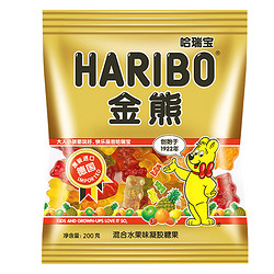 Haribo 哈瑞宝 金熊混合水果味 凝胶糖果 200g