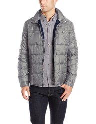 KENNETH COLE New York Box Quilted Faux Down 男士棉服