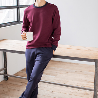 UNIQLO 优衣库 172815 男士绒面针织套装
