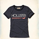 限尺码：HOLLISTER 女士T恤