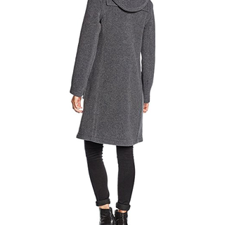 Gloverall Mantel Slim Long Duffle 女士羊毛混纺大衣