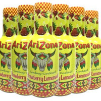 Arizona 亚利桑那 草莓味冰茶 500ml*6瓶*5件