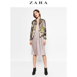 ZARA 01165222612 女士百褶中长裙