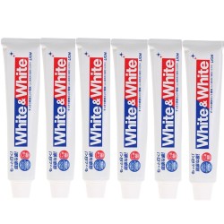 LION 狮王 WHITE & WHITE美白牙膏 150g*6件