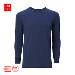 UNIQLO 优衣库 HEATTECH EXW 男士圆领T恤