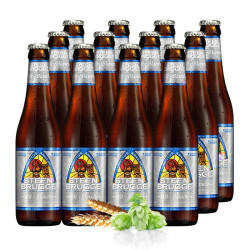 STEEN BRUGGE 布鲁日 白啤酒330ml*12瓶装 修道院白啤酒