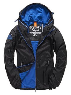 Superdry 极度干燥 M50011ZNF2 男士双拉链带帽防风风衣外套 