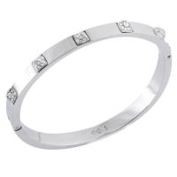 SWAROVSKI 施华洛世奇 Tactic 银色手镯 M 5080045*2个