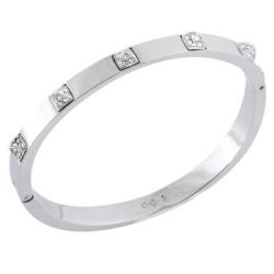 SWAROVSKI 施华洛世奇 Tactic 银色手镯 M 5080045*2个