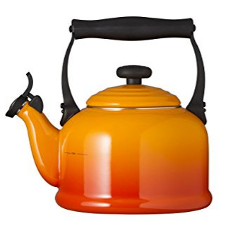 Le Creuset 酷彩 Tradition系列 珐琅碳钢烧水壶 樱桃红 2.1L