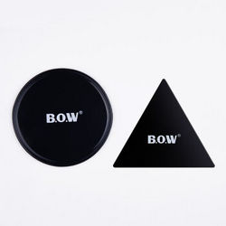 B.O.W 航世 吸盘式防滑双面胶贴  圆形+三角形 两片装
