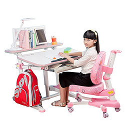 心家宜 M105R_M200R 儿童气压辅助升降学习桌椅套装