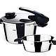 Fissler 菲仕乐 Vitavit Edition系列 6L+2.5L 旗舰级压力锅套装